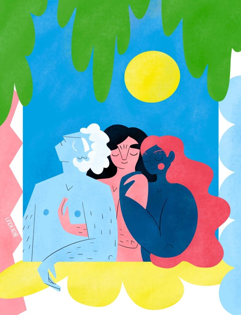 Affiche illustrée par Linda Kocher pour la Ville de Genève