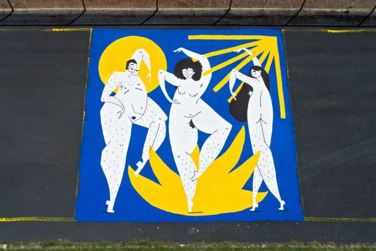 Streetart réalisé par Linda Kocher à Genève