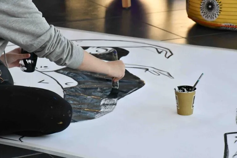 Live painting de Linda Kocher à Genève