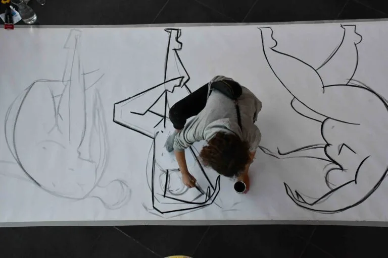Live painting de Linda Kocher à Genève